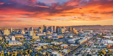 Photo of Phoenix city skyline with modern buildings